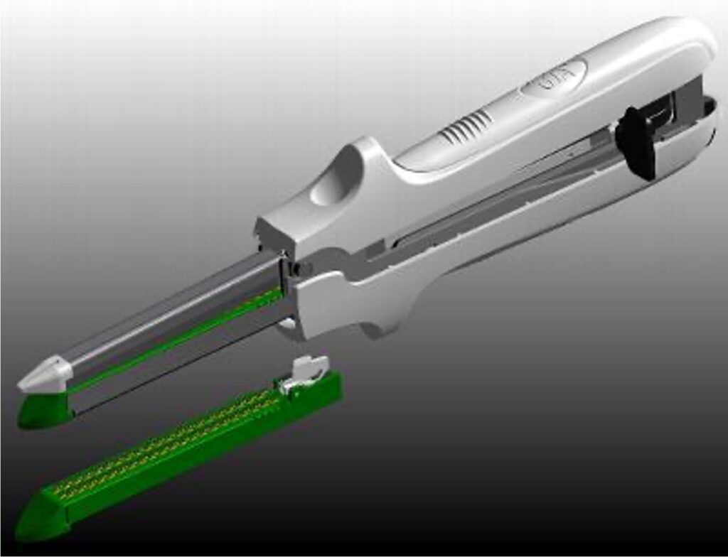带自动缝合一次性割吻合器